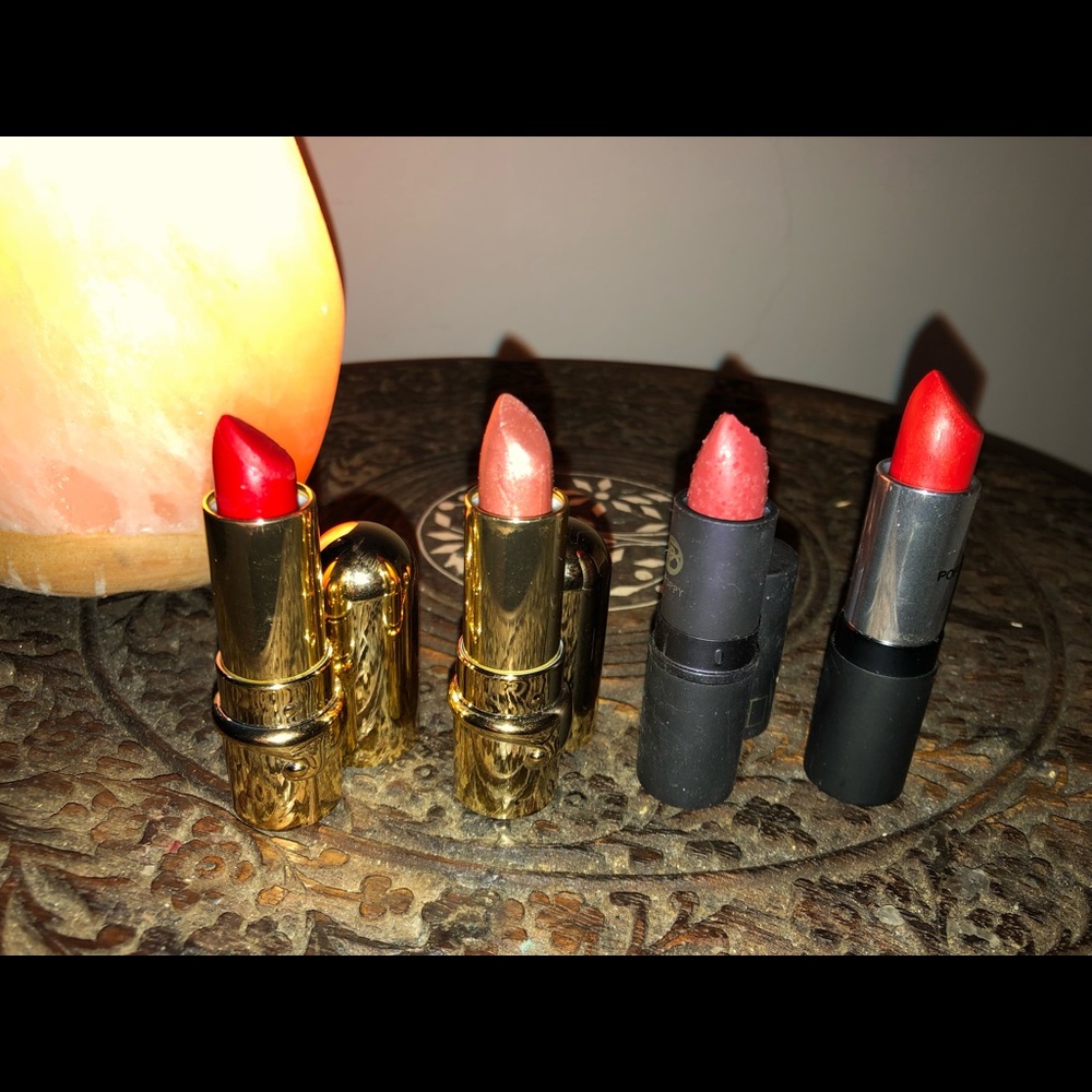 4 modern lipstick shades lot